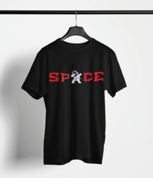 space graphic cotton t shirt collection