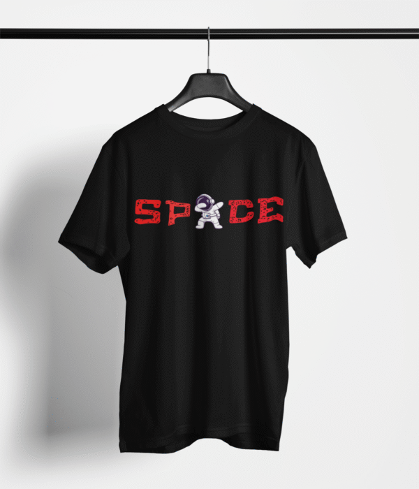 space graphic cotton t shirt collection